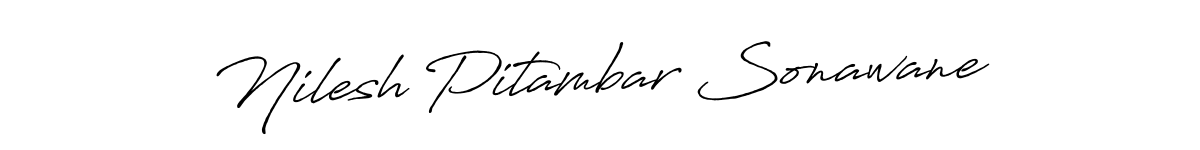 The best way (Antro_Vectra_Bolder) to make a short signature is to pick only two or three words in your name. The name Nilesh Pitambar Sonawane include a total of six letters. For converting this name. Nilesh Pitambar Sonawane signature style 7 images and pictures png