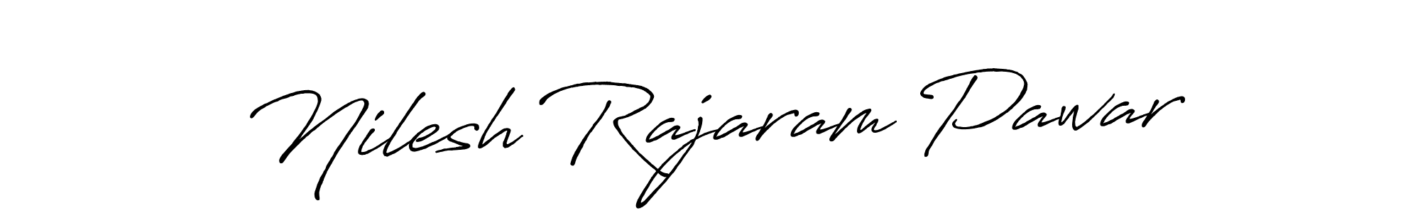 How to make Nilesh Rajaram Pawar signature? Antro_Vectra_Bolder is a professional autograph style. Create handwritten signature for Nilesh Rajaram Pawar name. Nilesh Rajaram Pawar signature style 7 images and pictures png