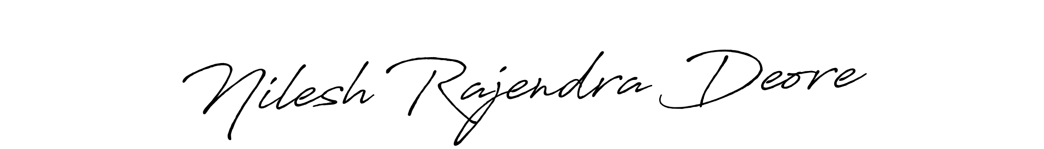 Also we have Nilesh Rajendra Deore name is the best signature style. Create professional handwritten signature collection using Antro_Vectra_Bolder autograph style. Nilesh Rajendra Deore signature style 7 images and pictures png