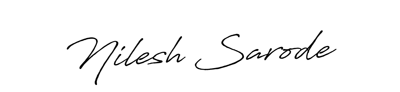 You can use this online signature creator to create a handwritten signature for the name Nilesh Sarode. This is the best online autograph maker. Nilesh Sarode signature style 7 images and pictures png