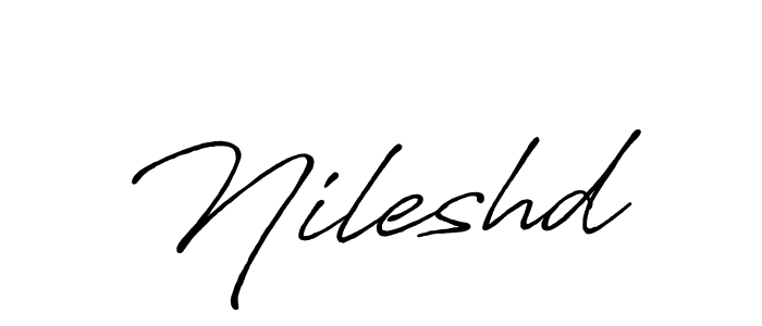 How to make Nileshd signature? Antro_Vectra_Bolder is a professional autograph style. Create handwritten signature for Nileshd name. Nileshd signature style 7 images and pictures png