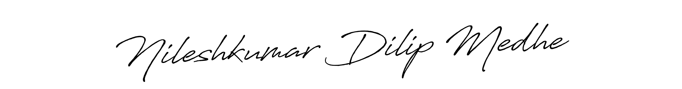 The best way (Antro_Vectra_Bolder) to make a short signature is to pick only two or three words in your name. The name Nileshkumar Dilip Medhe include a total of six letters. For converting this name. Nileshkumar Dilip Medhe signature style 7 images and pictures png