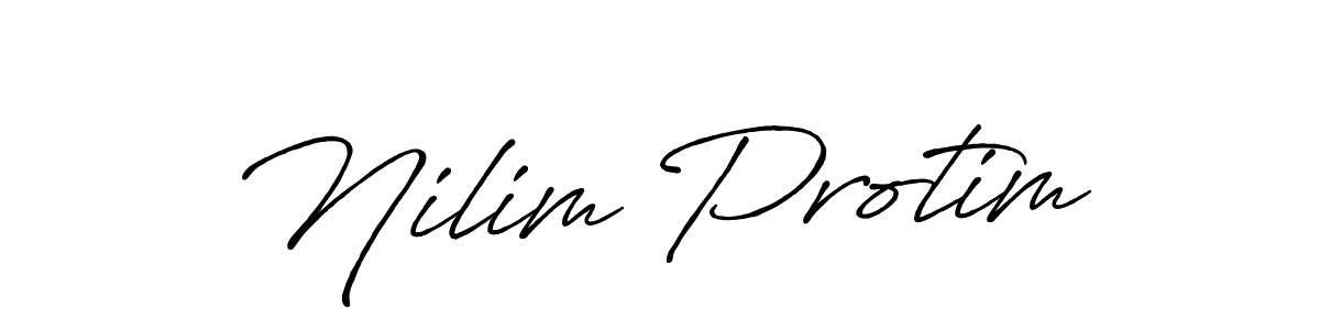 Similarly Antro_Vectra_Bolder is the best handwritten signature design. Signature creator online .You can use it as an online autograph creator for name Nilim Protim. Nilim Protim signature style 7 images and pictures png