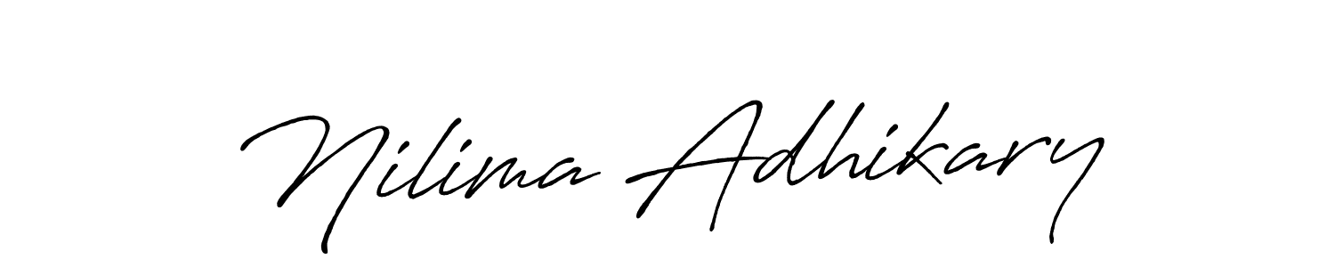 You can use this online signature creator to create a handwritten signature for the name Nilima Adhikary. This is the best online autograph maker. Nilima Adhikary signature style 7 images and pictures png