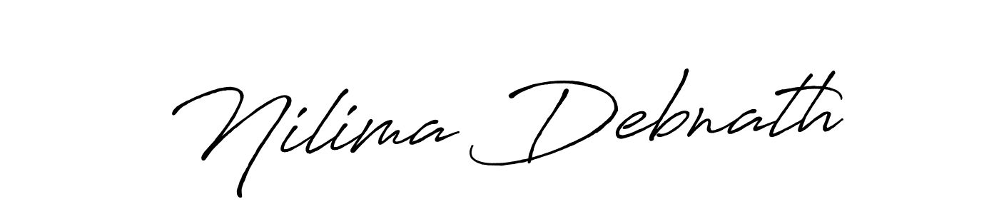 Also we have Nilima Debnath name is the best signature style. Create professional handwritten signature collection using Antro_Vectra_Bolder autograph style. Nilima Debnath signature style 7 images and pictures png