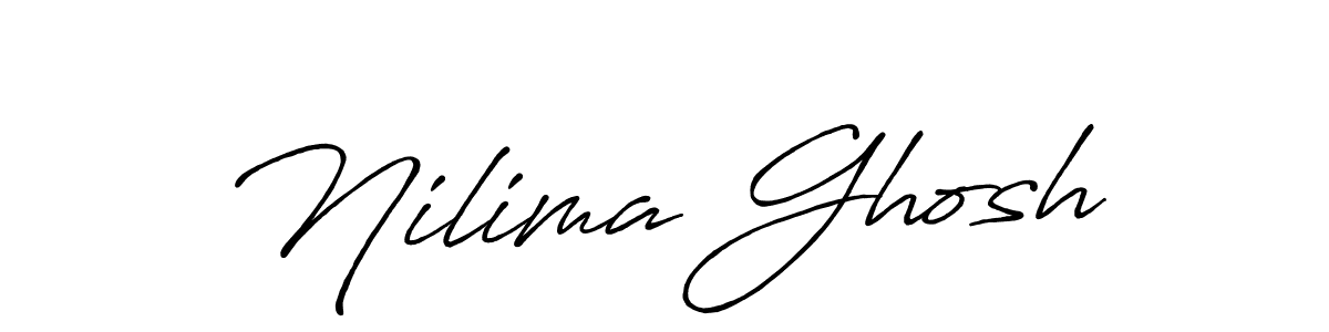 Nilima Ghosh stylish signature style. Best Handwritten Sign (Antro_Vectra_Bolder) for my name. Handwritten Signature Collection Ideas for my name Nilima Ghosh. Nilima Ghosh signature style 7 images and pictures png