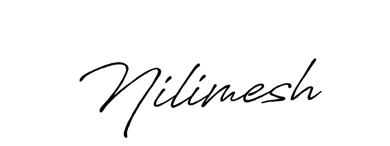 Also You can easily find your signature by using the search form. We will create Nilimesh name handwritten signature images for you free of cost using Antro_Vectra_Bolder sign style. Nilimesh signature style 7 images and pictures png