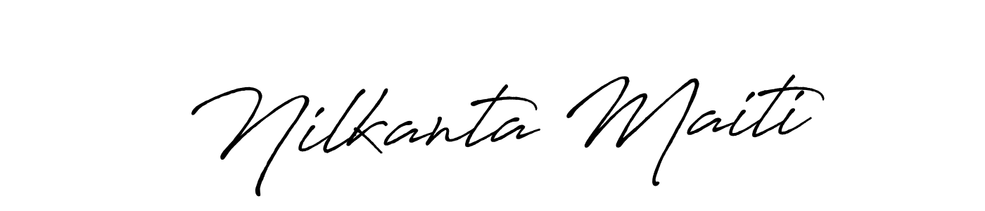 if you are searching for the best signature style for your name Nilkanta Maiti. so please give up your signature search. here we have designed multiple signature styles  using Antro_Vectra_Bolder. Nilkanta Maiti signature style 7 images and pictures png