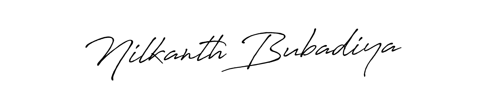 You can use this online signature creator to create a handwritten signature for the name Nilkanth Bubadiya. This is the best online autograph maker. Nilkanth Bubadiya signature style 7 images and pictures png