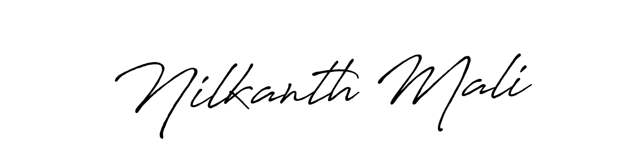 It looks lik you need a new signature style for name Nilkanth Mali. Design unique handwritten (Antro_Vectra_Bolder) signature with our free signature maker in just a few clicks. Nilkanth Mali signature style 7 images and pictures png