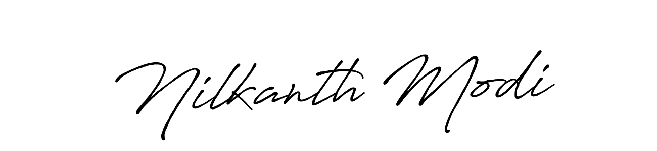 Antro_Vectra_Bolder is a professional signature style that is perfect for those who want to add a touch of class to their signature. It is also a great choice for those who want to make their signature more unique. Get Nilkanth Modi name to fancy signature for free. Nilkanth Modi signature style 7 images and pictures png