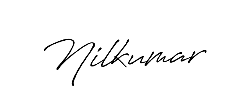 Also we have Nilkumar name is the best signature style. Create professional handwritten signature collection using Antro_Vectra_Bolder autograph style. Nilkumar signature style 7 images and pictures png
