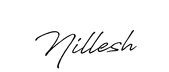 How to Draw Nillesh signature style? Antro_Vectra_Bolder is a latest design signature styles for name Nillesh. Nillesh signature style 7 images and pictures png