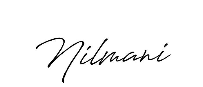 Once you've used our free online signature maker to create your best signature Antro_Vectra_Bolder style, it's time to enjoy all of the benefits that Nilmani name signing documents. Nilmani signature style 7 images and pictures png