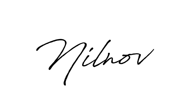It looks lik you need a new signature style for name Nilnov. Design unique handwritten (Antro_Vectra_Bolder) signature with our free signature maker in just a few clicks. Nilnov signature style 7 images and pictures png