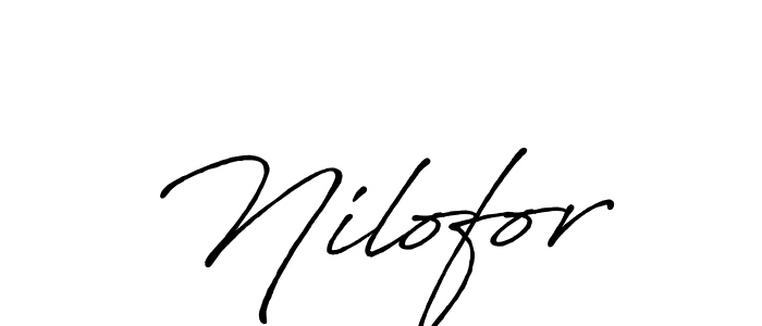 It looks lik you need a new signature style for name Nilofor. Design unique handwritten (Antro_Vectra_Bolder) signature with our free signature maker in just a few clicks. Nilofor signature style 7 images and pictures png