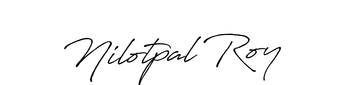 Also You can easily find your signature by using the search form. We will create Nilotpal Roy name handwritten signature images for you free of cost using Antro_Vectra_Bolder sign style. Nilotpal Roy signature style 7 images and pictures png