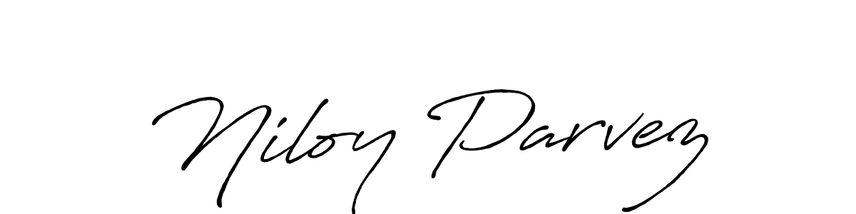 This is the best signature style for the Niloy Parvez name. Also you like these signature font (Antro_Vectra_Bolder). Mix name signature. Niloy Parvez signature style 7 images and pictures png