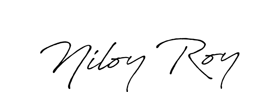 Also You can easily find your signature by using the search form. We will create Niloy Roy name handwritten signature images for you free of cost using Antro_Vectra_Bolder sign style. Niloy Roy signature style 7 images and pictures png