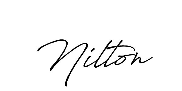 Similarly Antro_Vectra_Bolder is the best handwritten signature design. Signature creator online .You can use it as an online autograph creator for name Nilton. Nilton signature style 7 images and pictures png