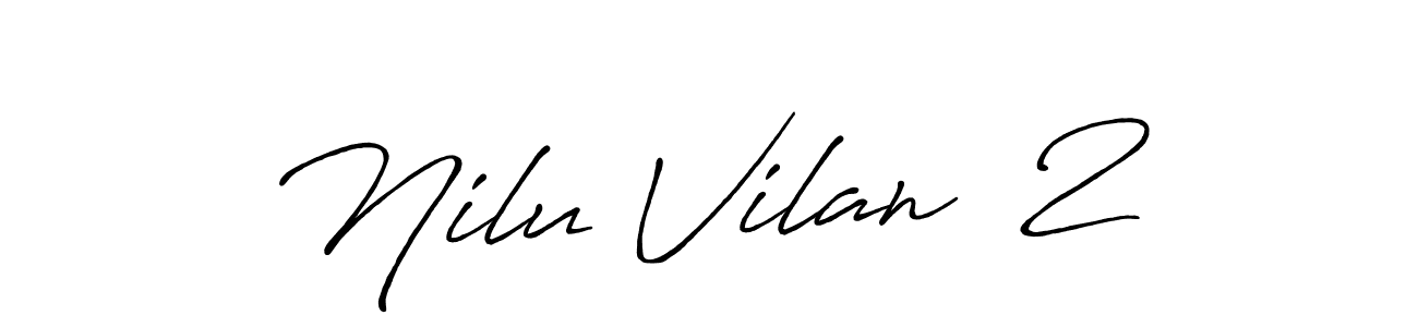 Also we have Nilu Vilan  2 name is the best signature style. Create professional handwritten signature collection using Antro_Vectra_Bolder autograph style. Nilu Vilan  2 signature style 7 images and pictures png