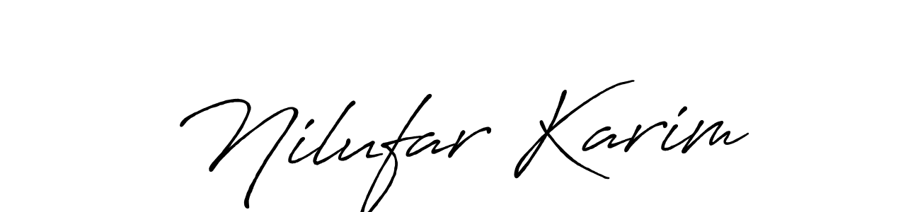 Here are the top 10 professional signature styles for the name Nilufar Karim. These are the best autograph styles you can use for your name. Nilufar Karim signature style 7 images and pictures png