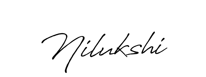 Design your own signature with our free online signature maker. With this signature software, you can create a handwritten (Antro_Vectra_Bolder) signature for name Nilukshi. Nilukshi signature style 7 images and pictures png