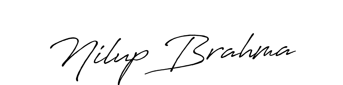 How to make Nilup Brahma signature? Antro_Vectra_Bolder is a professional autograph style. Create handwritten signature for Nilup Brahma name. Nilup Brahma signature style 7 images and pictures png