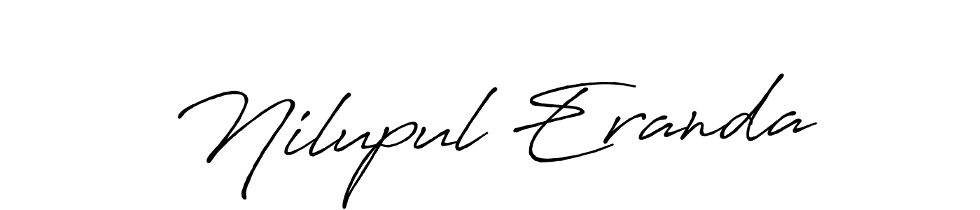 How to make Nilupul Eranda signature? Antro_Vectra_Bolder is a professional autograph style. Create handwritten signature for Nilupul Eranda name. Nilupul Eranda signature style 7 images and pictures png