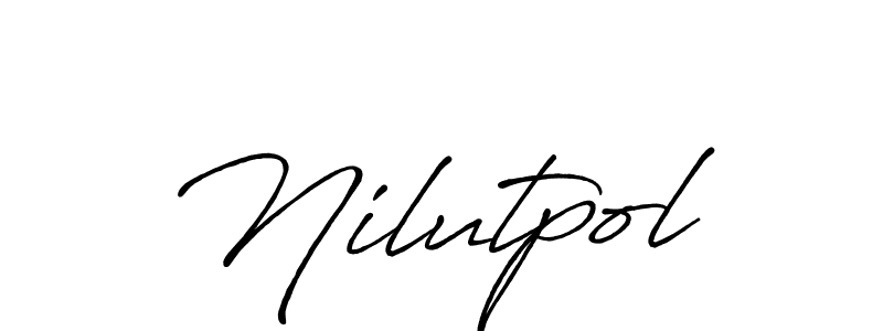 Also we have Nilutpol name is the best signature style. Create professional handwritten signature collection using Antro_Vectra_Bolder autograph style. Nilutpol signature style 7 images and pictures png