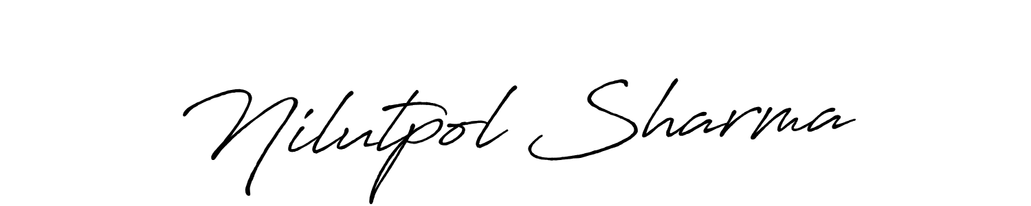 You can use this online signature creator to create a handwritten signature for the name Nilutpol Sharma. This is the best online autograph maker. Nilutpol Sharma signature style 7 images and pictures png