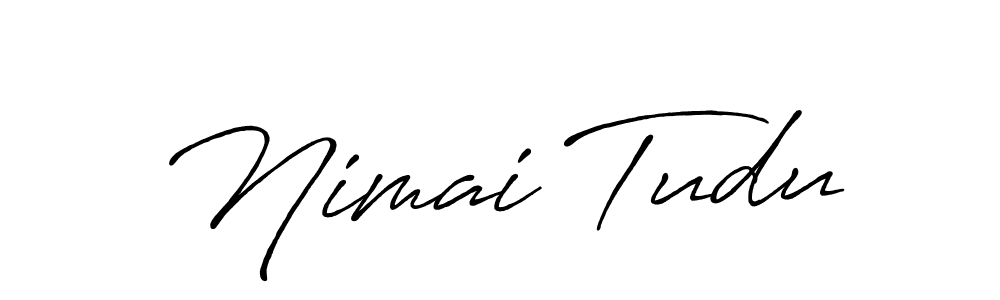 Make a beautiful signature design for name Nimai Tudu. With this signature (Antro_Vectra_Bolder) style, you can create a handwritten signature for free. Nimai Tudu signature style 7 images and pictures png