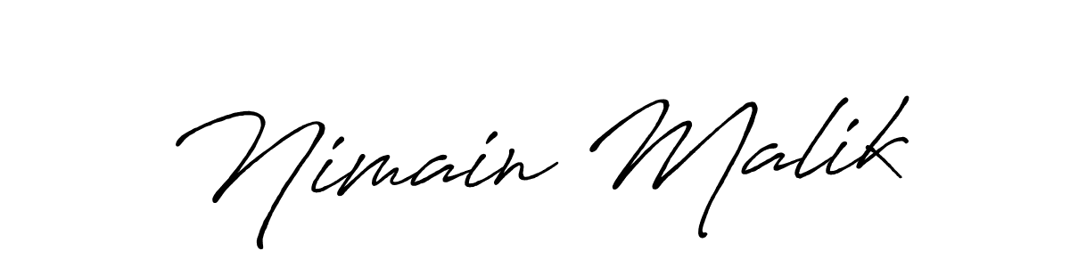 You can use this online signature creator to create a handwritten signature for the name Nimain Malik. This is the best online autograph maker. Nimain Malik signature style 7 images and pictures png