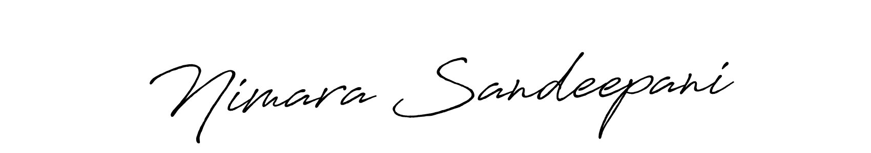 You should practise on your own different ways (Antro_Vectra_Bolder) to write your name (Nimara Sandeepani) in signature. don't let someone else do it for you. Nimara Sandeepani signature style 7 images and pictures png