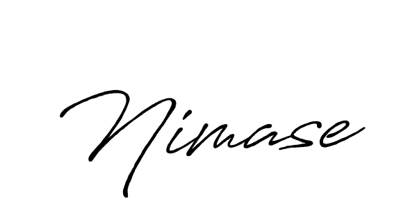 Design your own signature with our free online signature maker. With this signature software, you can create a handwritten (Antro_Vectra_Bolder) signature for name Nimase. Nimase signature style 7 images and pictures png