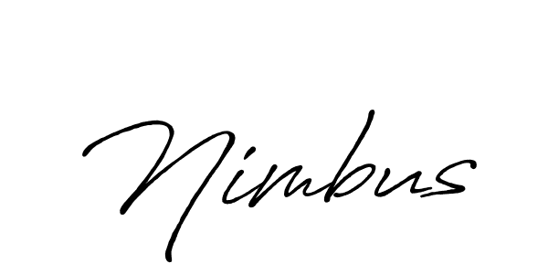 You should practise on your own different ways (Antro_Vectra_Bolder) to write your name (Nimbus) in signature. don't let someone else do it for you. Nimbus signature style 7 images and pictures png