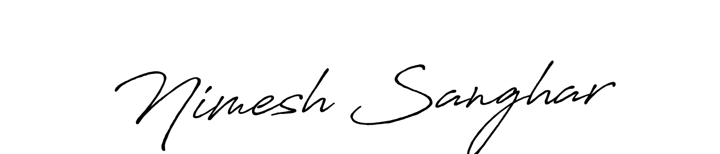 See photos of Nimesh Sanghar official signature by Spectra . Check more albums & portfolios. Read reviews & check more about Antro_Vectra_Bolder font. Nimesh Sanghar signature style 7 images and pictures png