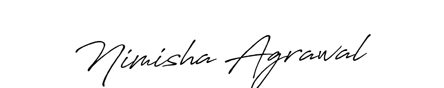 Once you've used our free online signature maker to create your best signature Antro_Vectra_Bolder style, it's time to enjoy all of the benefits that Nimisha Agrawal name signing documents. Nimisha Agrawal signature style 7 images and pictures png