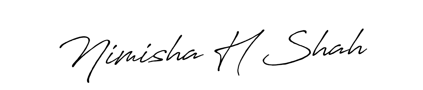 Best and Professional Signature Style for Nimisha H Shah. Antro_Vectra_Bolder Best Signature Style Collection. Nimisha H Shah signature style 7 images and pictures png