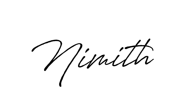 Make a beautiful signature design for name Nimith. Use this online signature maker to create a handwritten signature for free. Nimith signature style 7 images and pictures png