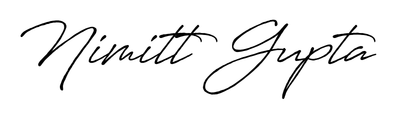 Design your own signature with our free online signature maker. With this signature software, you can create a handwritten (Antro_Vectra_Bolder) signature for name Nimitt Gupta. Nimitt Gupta signature style 7 images and pictures png