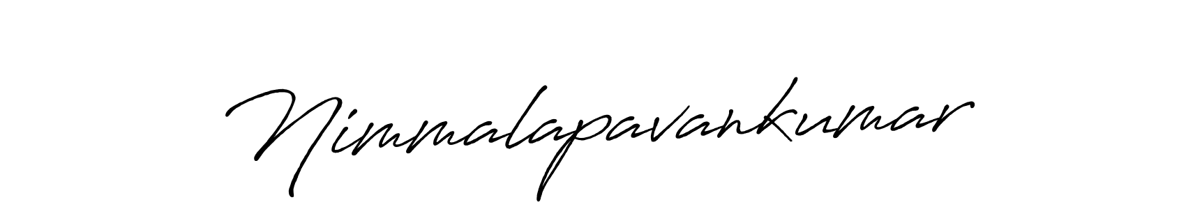 How to make Nimmalapavankumar name signature. Use Antro_Vectra_Bolder style for creating short signs online. This is the latest handwritten sign. Nimmalapavankumar signature style 7 images and pictures png