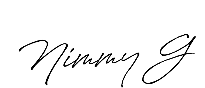 Best and Professional Signature Style for Nimmy G. Antro_Vectra_Bolder Best Signature Style Collection. Nimmy G signature style 7 images and pictures png