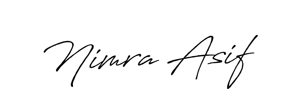 Also You can easily find your signature by using the search form. We will create Nimra Asif name handwritten signature images for you free of cost using Antro_Vectra_Bolder sign style. Nimra Asif signature style 7 images and pictures png