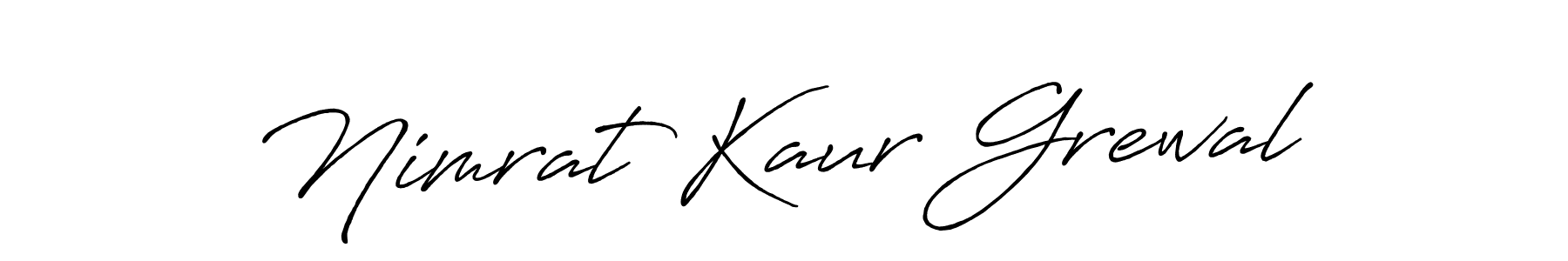 if you are searching for the best signature style for your name Nimrat Kaur Grewal. so please give up your signature search. here we have designed multiple signature styles  using Antro_Vectra_Bolder. Nimrat Kaur Grewal signature style 7 images and pictures png
