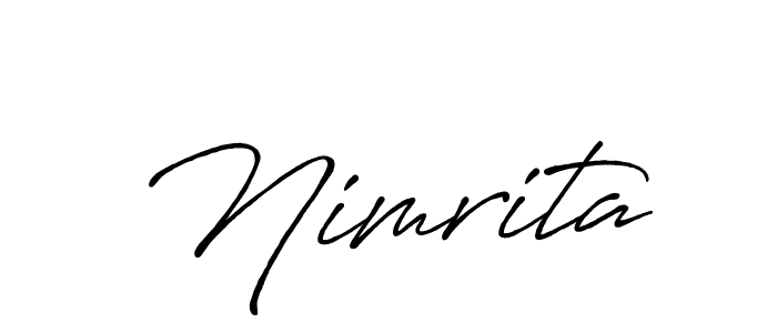 You should practise on your own different ways (Antro_Vectra_Bolder) to write your name (Nimrita) in signature. don't let someone else do it for you. Nimrita signature style 7 images and pictures png