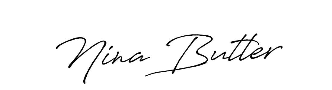 Also You can easily find your signature by using the search form. We will create Nina Butler name handwritten signature images for you free of cost using Antro_Vectra_Bolder sign style. Nina Butler signature style 7 images and pictures png