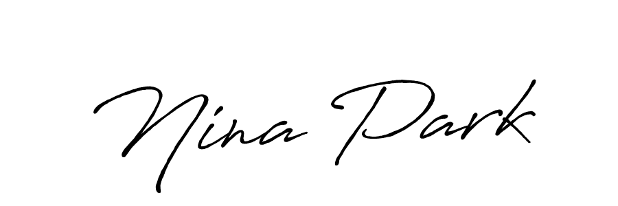 You should practise on your own different ways (Antro_Vectra_Bolder) to write your name (Nina Park) in signature. don't let someone else do it for you. Nina Park signature style 7 images and pictures png