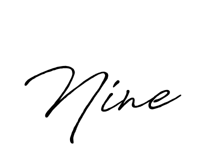 How to Draw Nine signature style? Antro_Vectra_Bolder is a latest design signature styles for name Nine. Nine signature style 7 images and pictures png