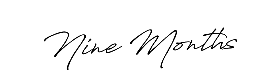 Make a beautiful signature design for name Nine Months. Use this online signature maker to create a handwritten signature for free. Nine Months signature style 7 images and pictures png